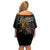 Buffalo Soldiers 1866-1944 Family Matching Off Shoulder Short Dress and Hawaiian Shirt American Black Heros Legacy - Wonder Print Shop