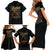 Buffalo Soldiers 1866-1944 Family Matching Short Sleeve Bodycon Dress and Hawaiian Shirt American Black Heros Legacy - Wonder Print Shop