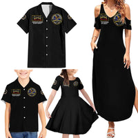 Buffalo Soldiers 1866-1944 Family Matching Summer Maxi Dress and Hawaiian Shirt American Black Heros Legacy - Wonder Print Shop