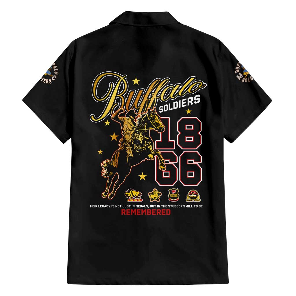 Buffalo Soldiers 1866-1944 Family Matching Summer Maxi Dress and Hawaiian Shirt American Black Heros Legacy - Wonder Print Shop