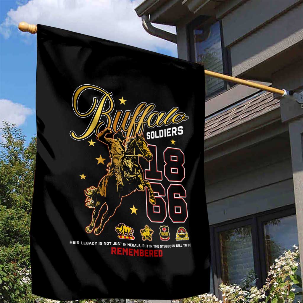 Buffalo Soldiers 1866-1944 Garden Flag American Black Heros Legacy - Wonder Print Shop