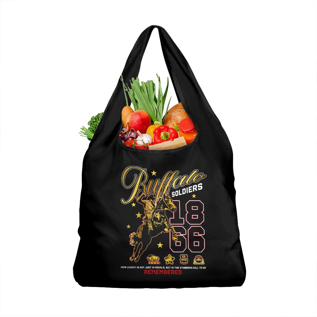 Buffalo Soldiers 1866-1944 Grocery Bag American Black Heros Legacy - Wonder Print Shop
