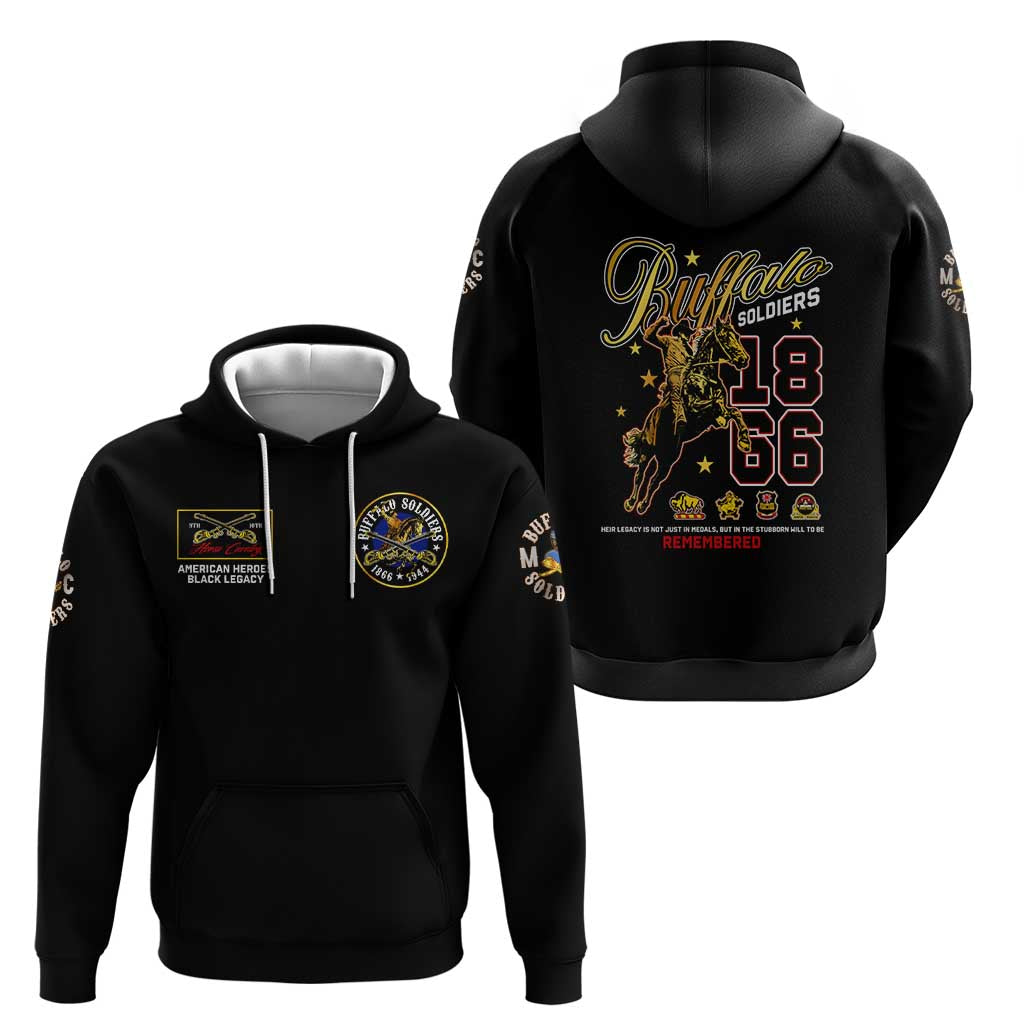 Buffalo Soldiers 1866-1944 Hoodie American Black Heros Legacy - Wonder Print Shop