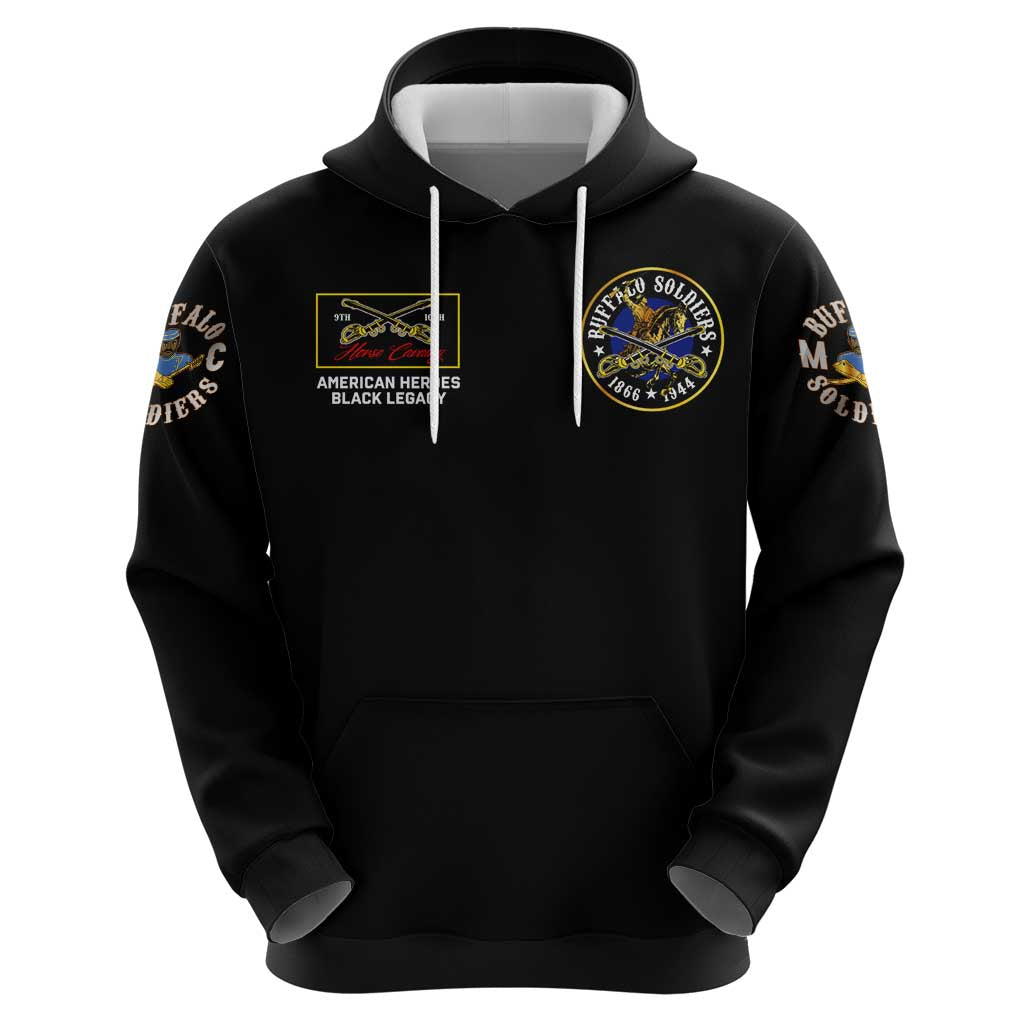 Buffalo Soldiers 1866-1944 Hoodie American Black Heros Legacy - Wonder Print Shop
