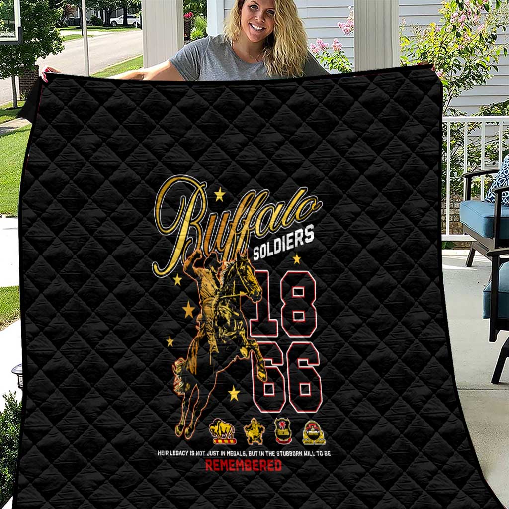 Buffalo Soldiers 1866-1944 Quilt American Black Heros Legacy - Wonder Print Shop