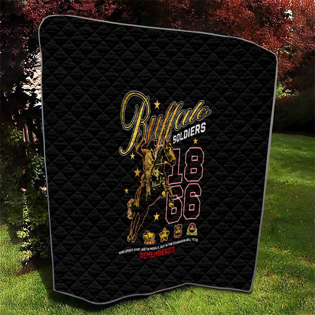 Buffalo Soldiers 1866-1944 Quilt American Black Heros Legacy - Wonder Print Shop