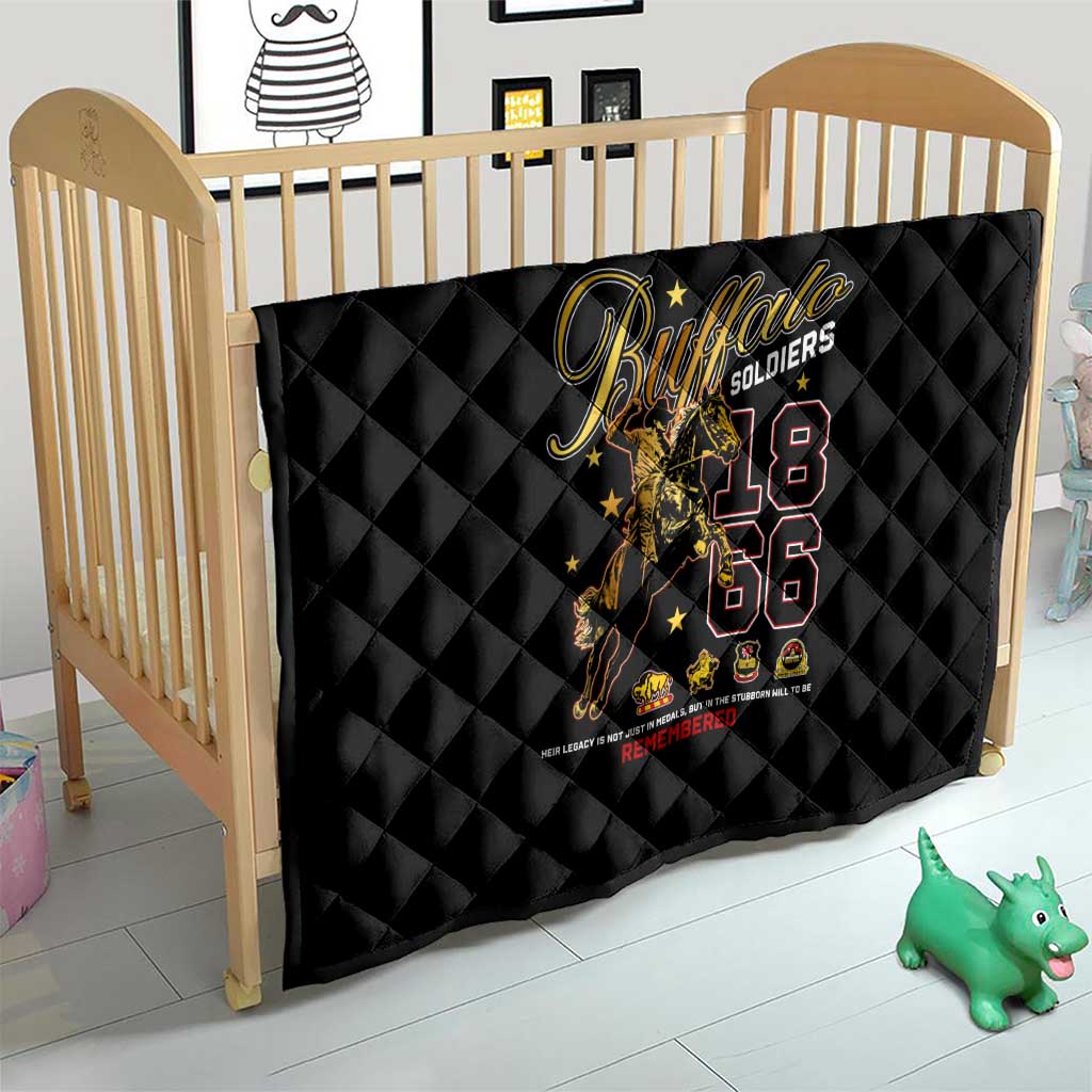 Buffalo Soldiers 1866-1944 Quilt American Black Heros Legacy - Wonder Print Shop