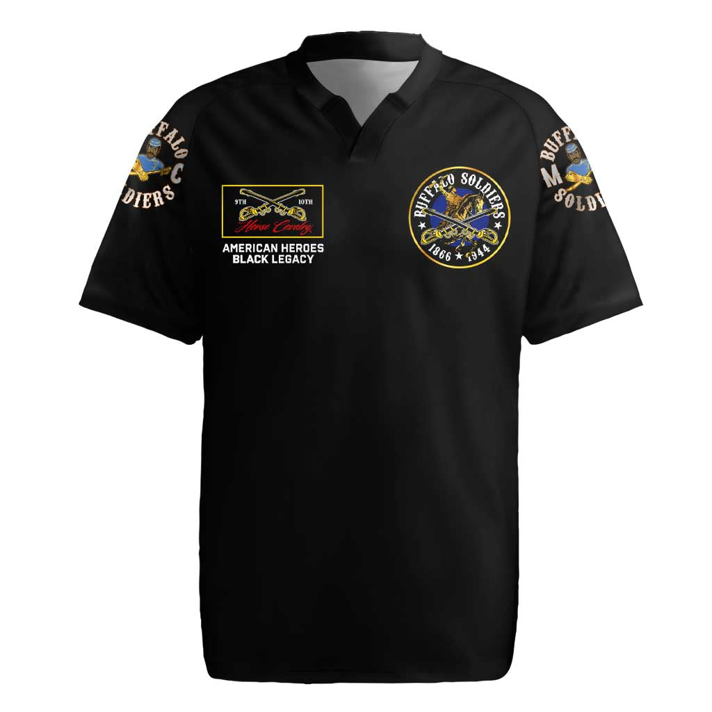 Buffalo Soldiers 1866-1944 Rugby Jersey American Black Heros Legacy - Wonder Print Shop