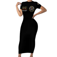 Buffalo Soldiers 1866-1944 Short Sleeve Bodycon Dress American Black Heros Legacy - Wonder Print Shop