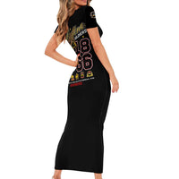 Buffalo Soldiers 1866-1944 Short Sleeve Bodycon Dress American Black Heros Legacy - Wonder Print Shop