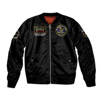 Buffalo Soldiers 1866-1944 Sleeve Zip Bomber Jacket American Black Heros Legacy - Wonder Print Shop