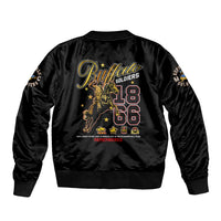 Buffalo Soldiers 1866-1944 Sleeve Zip Bomber Jacket American Black Heros Legacy - Wonder Print Shop