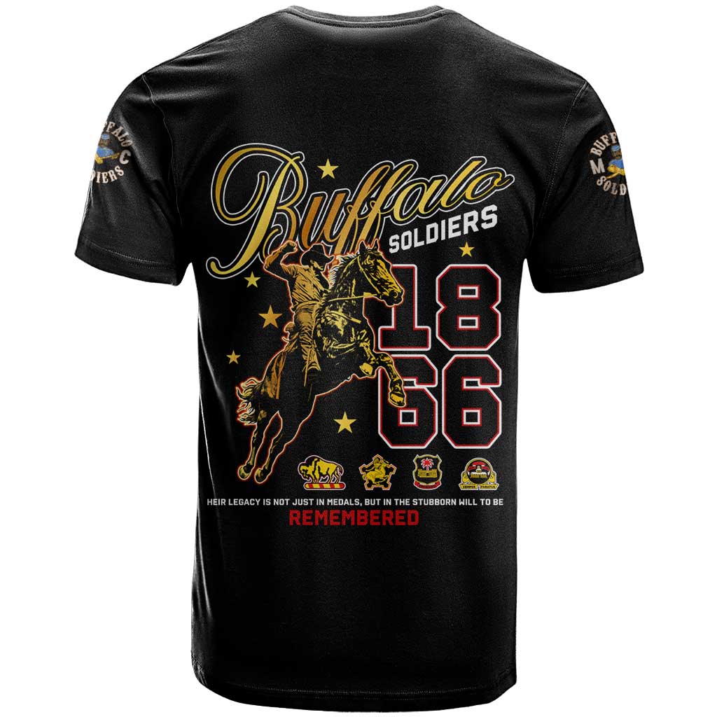Buffalo Soldiers 1866-1944 T Shirt American Black Heros Legacy - Wonder Print Shop