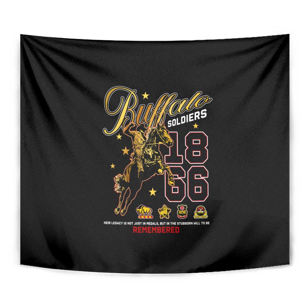 Buffalo Soldiers 1866-1944 Tapestry American Black Heros Legacy - Wonder Print Shop