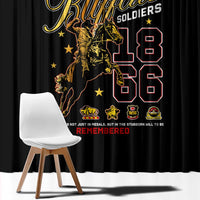 Buffalo Soldiers 1866-1944 Window Curtain American Black Heros Legacy - Wonder Print Shop