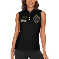 Buffalo Soldiers 1866-1944 Women Sleeveless Polo Shirt American Black Heros Legacy - Wonder Print Shop