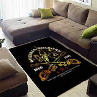 Buffalo Soldiers Strength Honor Legacy Area Rug African-American Cavalry Tribute - Wonder Print Shop