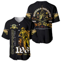 Buffalo Soldiers Strength Honor Legacy Baseball Jersey African-American Cavalry Tribute - Wonder Print Shop