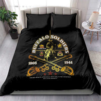 Buffalo Soldiers Strength Honor Legacy Bedding Set African-American Cavalry Tribute - Wonder Print Shop