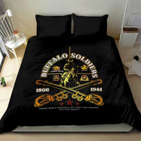 Buffalo Soldiers Strength Honor Legacy Bedding Set African-American Cavalry Tribute - Wonder Print Shop