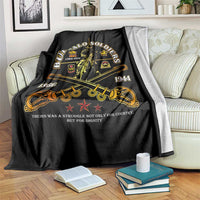 Buffalo Soldiers Strength Honor Legacy Blanket African-American Cavalry Tribute - Wonder Print Shop
