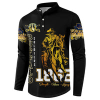 Buffalo Soldiers Strength Honor Legacy Button Sweatshirt African-American Cavalry Tribute - Wonder Print Shop