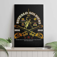 Buffalo Soldiers Strength Honor Legacy Canvas Wall Art African-American Cavalry Tribute - Wonder Print Shop