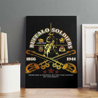 Buffalo Soldiers Strength Honor Legacy Canvas Wall Art African-American Cavalry Tribute - Wonder Print Shop