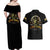 Buffalo Soldiers Strength Honor Legacy Couples Matching Off Shoulder Maxi Dress and Hawaiian Shirt African-American Cavalry Tribute - Wonder Print Shop