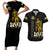 Buffalo Soldiers Strength Honor Legacy Couples Matching Short Sleeve Bodycon Dress and Hawaiian Shirt African-American Cavalry Tribute - Wonder Print Shop