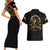 Buffalo Soldiers Strength Honor Legacy Couples Matching Short Sleeve Bodycon Dress and Hawaiian Shirt African-American Cavalry Tribute - Wonder Print Shop
