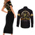 Buffalo Soldiers Strength Honor Legacy Couples Matching Short Sleeve Bodycon Dress and Long Sleeve Button Shirt African-American Cavalry Tribute - Wonder Print Shop