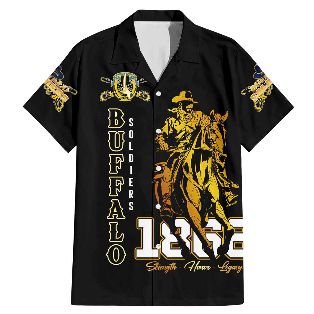 Buffalo Soldiers Strength Honor Legacy Family Matching Mermaid Dress and Hawaiian Shirt African-American Cavalry Tribute - Wonder Print Shop