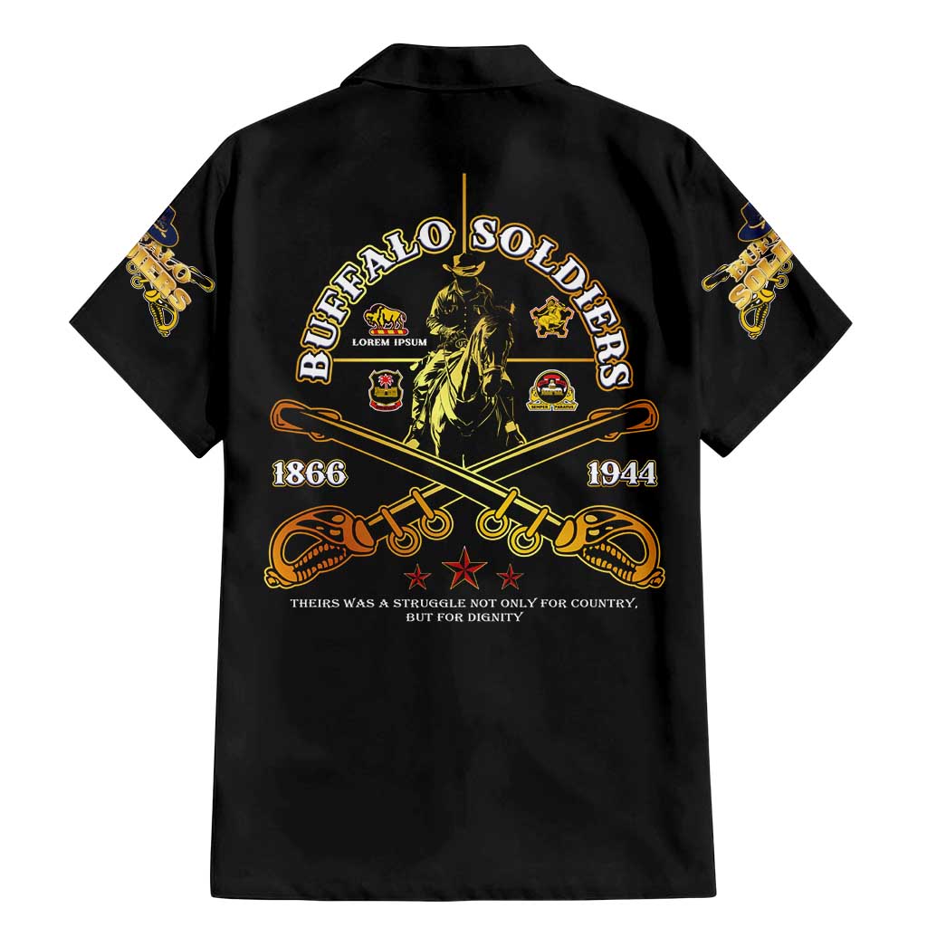 Buffalo Soldiers Strength Honor Legacy Family Matching Mermaid Dress and Hawaiian Shirt African-American Cavalry Tribute - Wonder Print Shop