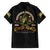 Buffalo Soldiers Strength Honor Legacy Family Matching Off The Shoulder Long Sleeve Dress and Hawaiian Shirt African-American Cavalry Tribute - Wonder Print Shop