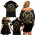 Buffalo Soldiers Strength Honor Legacy Family Matching Off Shoulder Short Dress and Hawaiian Shirt African-American Cavalry Tribute - Wonder Print Shop