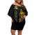 Buffalo Soldiers Strength Honor Legacy Family Matching Off Shoulder Short Dress and Hawaiian Shirt African-American Cavalry Tribute - Wonder Print Shop