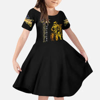 Buffalo Soldiers Strength Honor Legacy Family Matching Puletasi and Hawaiian Shirt African-American Cavalry Tribute - Wonder Print Shop