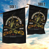 Buffalo Soldiers Strength Honor Legacy Garden Flag African-American Cavalry Tribute - Wonder Print Shop
