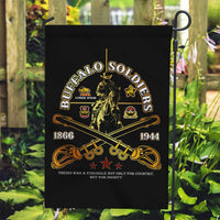Buffalo Soldiers Strength Honor Legacy Garden Flag African-American Cavalry Tribute - Wonder Print Shop