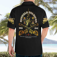 Buffalo Soldiers Strength Honor Legacy Hawaiian Shirt African-American Cavalry Tribute - Wonder Print Shop