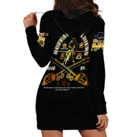 Buffalo Soldiers Strength Honor Legacy Hoodie Dress African-American Cavalry Tribute - Wonder Print Shop