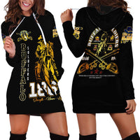 Buffalo Soldiers Strength Honor Legacy Hoodie Dress African-American Cavalry Tribute - Wonder Print Shop
