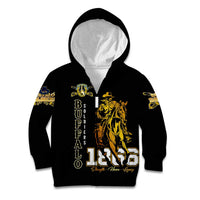 Buffalo Soldiers Strength Honor Legacy Kid Hoodie African-American Cavalry Tribute - Wonder Print Shop