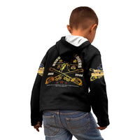 Buffalo Soldiers Strength Honor Legacy Kid Hoodie African-American Cavalry Tribute - Wonder Print Shop