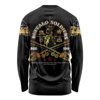 Buffalo Soldiers Strength Honor Legacy Long Sleeve Shirt African-American Cavalry Tribute - Wonder Print Shop