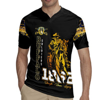Buffalo Soldiers Strength Honor Legacy Rugby Jersey African-American Cavalry Tribute - Wonder Print Shop