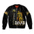 Buffalo Soldiers Strength Honor Legacy Sleeve Zip Bomber Jacket African-American Cavalry Tribute - Wonder Print Shop