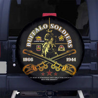 Buffalo Soldiers Strength Honor Legacy Spare Tire Cover African-American Cavalry Tribute - Wonder Print Shop