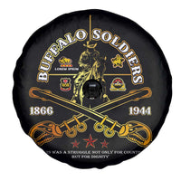 Buffalo Soldiers Strength Honor Legacy Spare Tire Cover African-American Cavalry Tribute - Wonder Print Shop